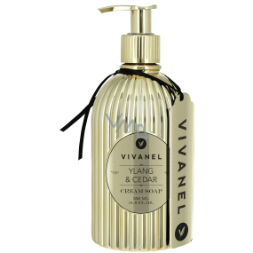 Vivian Gray Vivanel Prestige Ylang & Cedar luxury liquid soap with dispenser 350 ml