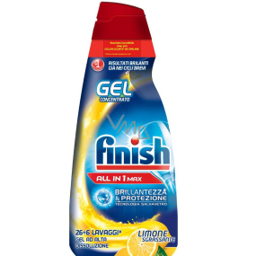 Finish All In 1 Max Lemon gel dishwasher cleaner 650 ml