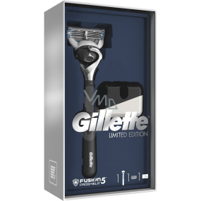 Gillette Fusion5 ProShield razor with black handle + razor stand, cosmetic set, for men