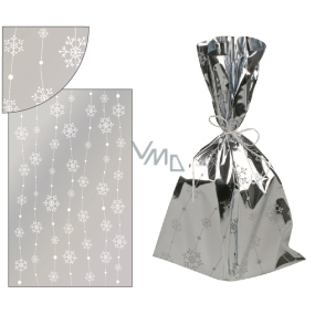 Angel Silver bag with flakes on the line 25 x 40 cm