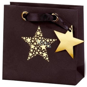 BSB Luxury gift paper bag 14.5 x 15 x 6 cm Christmas Star Festival VDT 417 - CD