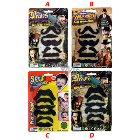 Set of beard 6 pieces, 4 kinds