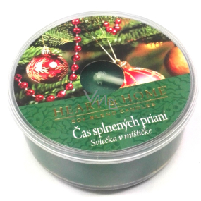 Heart & Home Time of Fulfilled Wishes Soybean Scented Candle in a cup burns up to 12 hours 36g