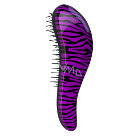 Dtangler Detangling Brush 18.5 cm Zebra Purple Hair Brush