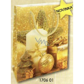 Nekupto Gift paper bag 23 x 18 x 10 cm Christmas 1706 01 WBM