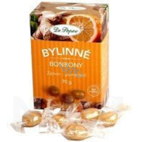Dr. Popov Candies Ginger and orange for healthy snack 70 g