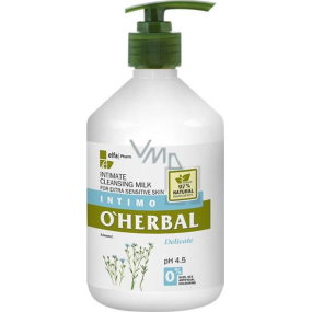 About Herbal Delicate Only cleansing milk for intimate hygiene 500 ml