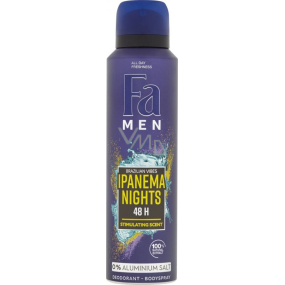 Fa Men Brazilian Vibes Ipanema Nights deodorant spray for men 150 ml