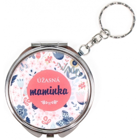 Albi Mirror - key ring with text Amazing mother 6.5 cm