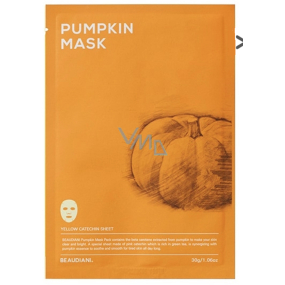 Beaudiani Pumpkin caring textile face mask containing betacarotene 30 g