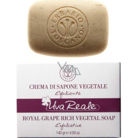 Erbario Toscano Grape Bio Exfoliating Toilet Soap Against Skin Aging, Nourishes, Softens And Firms 140 g