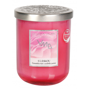 Heart & Home With love Soy scented candle medium burns up to 30 hours 110 g
