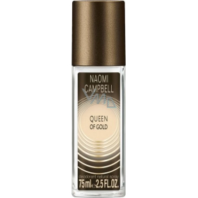 Naomi Campbell Queen of Gold perfumed deodorant glass for women 75 ml Tester