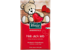 Kneipp I love you! bath salt with natural raspberry extract and caring cranberry oil to show your love 60 g