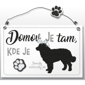 Nekupto Pets wooden sign Lamb 155 x 98 x 5 mm