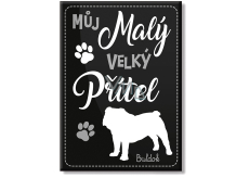 Nekupto Pets magnet Bulldog 66 x 90 x 2 mm