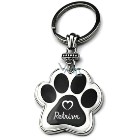Nekupto Pets paw-shaped keychain Retriever 40 x 85 x 3 mm