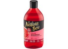 Nature Box Pomegranate moisturizing and revitalizing shampoo for color protection with 100% cold-pressed pomegranate oil, suitable for vegans 385 ml