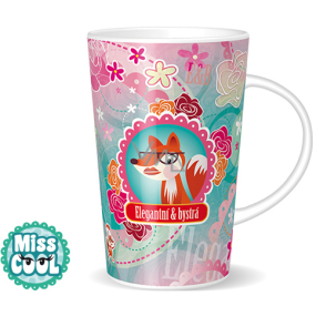 Nekupto Miss Cool Mug Fox Elegant & bright 350 ml