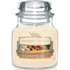 Yankee Candle Belgian Waffles - Belgian waffles scented candle Classic small glass 104 g