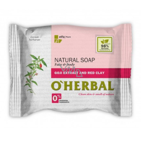 About Herbal Natural Goji and Red Clay Natural Toilet Soap 100 g
