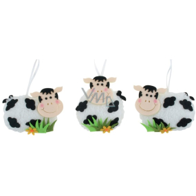 Plush cow for hanging 7 cm 1 piece