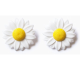 Plastic Nova Daisy Hair Tie Pack of 2 Pieces