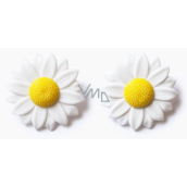 Plastic Nova Daisy Hair Tie Pack of 2 Pieces