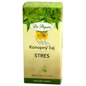 Dr. Popov Hemp Tea Stress 20 x 1.5 g