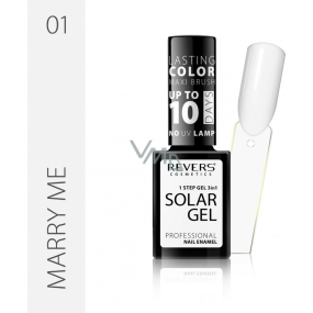 Revers Solar Gel gel nail polish 01 Marry Me 12 ml