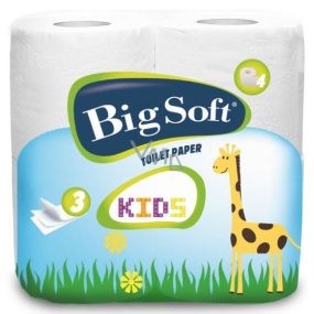 Big Soft Kids perfumed toilet paper 3 ply 160 pieces 4 pieces