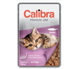 Calibra Premium Salmon in Sauce complete food with delicious taste in a pouch for kittens pouch 100 g
