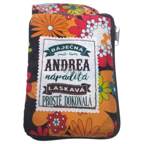 Albi Zippered bag in a handbag with the name Andrea 42 x 41 x 11 cm