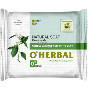 About Herbal Natural Neroli and white clay toilet soap 100 g