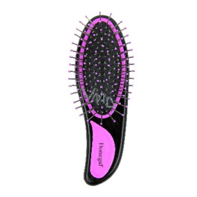 Donegal Mini Black Color hair brush with pillow