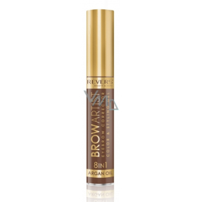 Revers 8v1 eyebrow corrector argan oil - light brown 10 ml