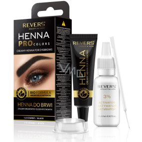 Reverse BIO Henna eyelash and eyebrow color Black 15 ml + 15 ml