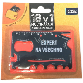 Albi Expert tools for the Expert wallet for everything 8.5 cm x 5.3 cm x 0.2 cm