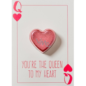 Bomb Cosmetics Queen to My Heart Sparkling card with ballistics 40 g