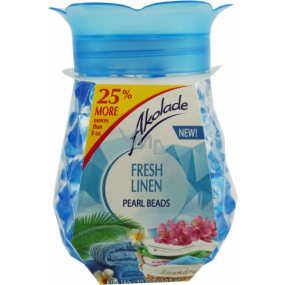 Akolade Crystal Pearl Beads Fresh Linen gel air freshener 283 g