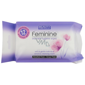 Beauty Formulas Feminine wet wipes for intimate hygiene 12 pieces