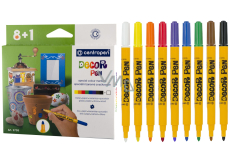 Centropen Special Markers for Metal, Glass, Plastic, Ceramics, Stone 8 + 1 pieces