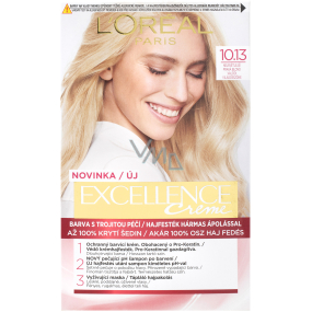 Loreal Paris Excellence Creme hair color 10.13 The lightest real blonde