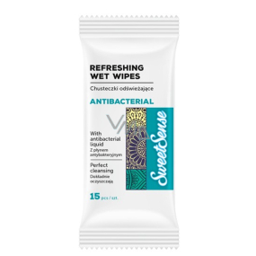 Sweet Sense Antibacterial wet wipes 15 pieces