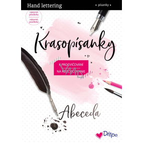 Ditipo Krasopísanky Modern calligraphy Hand lettering alphabet for practice 32 pages 7195001