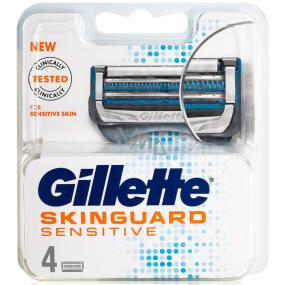 Gillette SkinGuard Sensitive replacement head for men 4 pieces