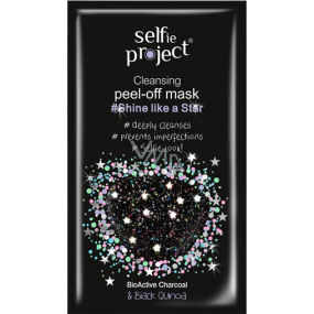 Selfie Project Cleansing Peeling Star Facial Peel-off Mask, Shining Like Stars 12 ml