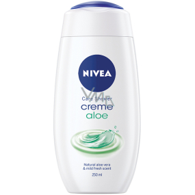 Nivea Creme Aloe for the feeling of hydrated skin caring shower gel 250 ml