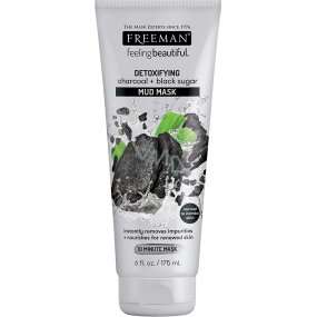 Freeman Feeling Beautiful Activated Carbon and Black Sugar Mud Face Mask for Normal to Combination Skin 175 ml