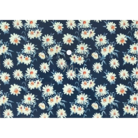 Albi Original Document case Flowers on blue A4 - 210 x 297 mm